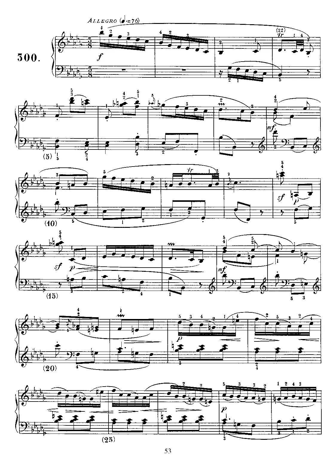 Keyboard Sonata in B-flat minor - Page 1