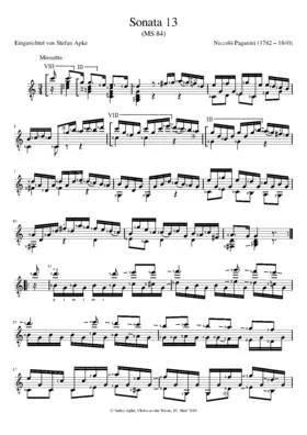 Guitar Sonata in C major