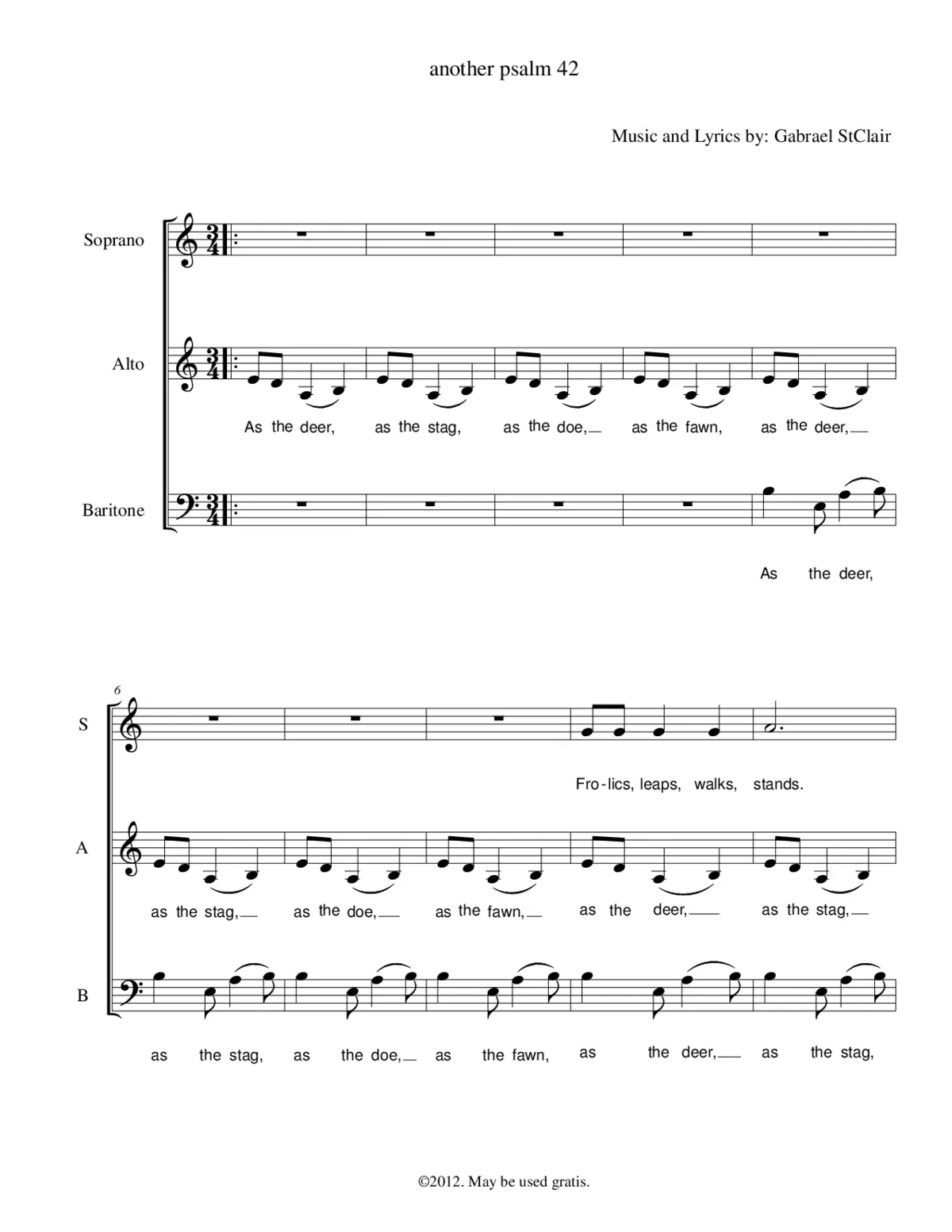 Another Psalm 42 - Page 1