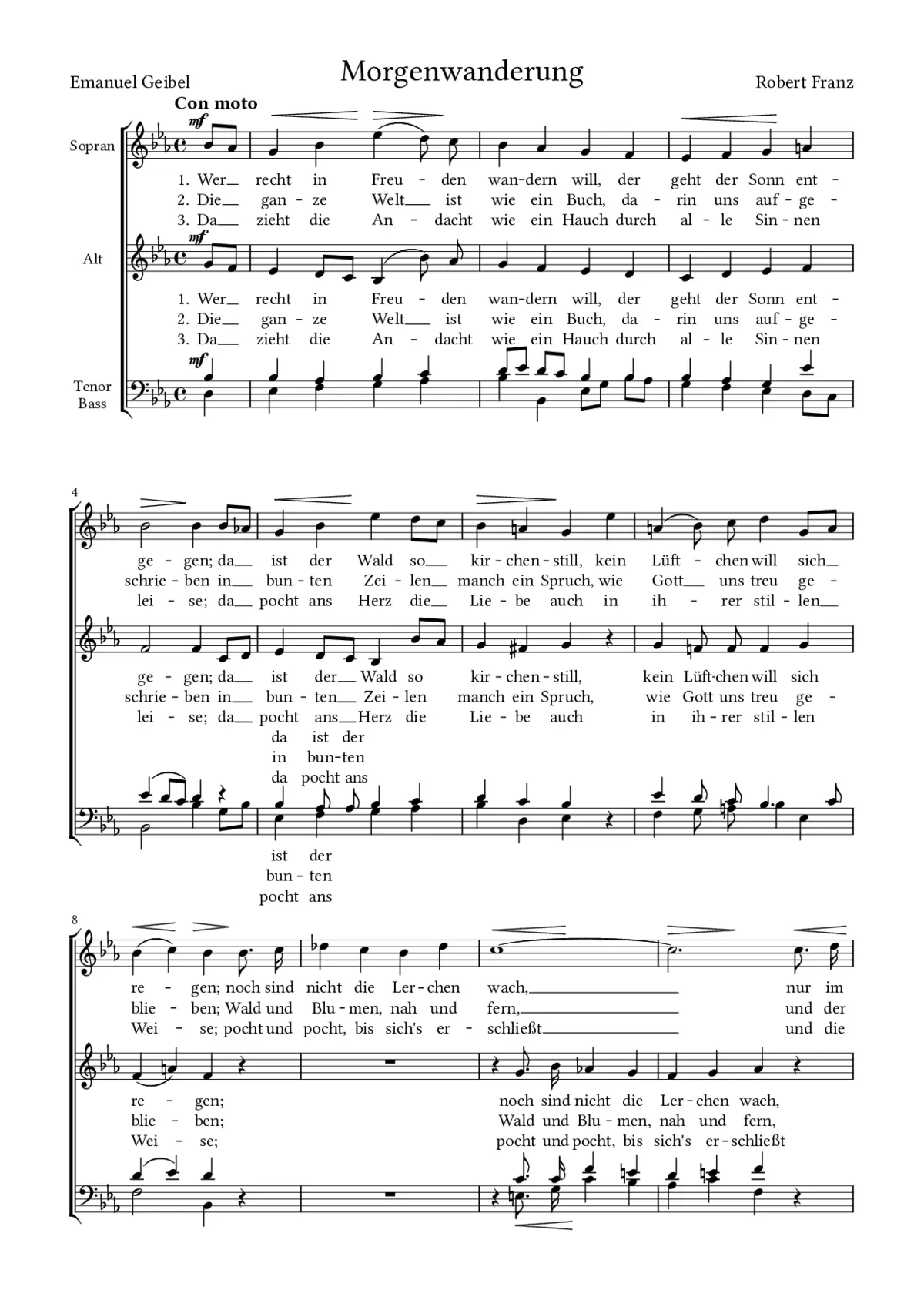 Morgenwanderung - Page 1