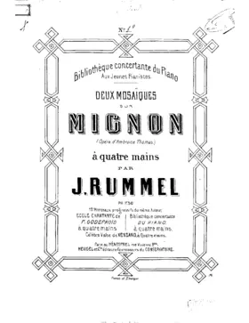 2 Mosaïques sur 'Mignon'