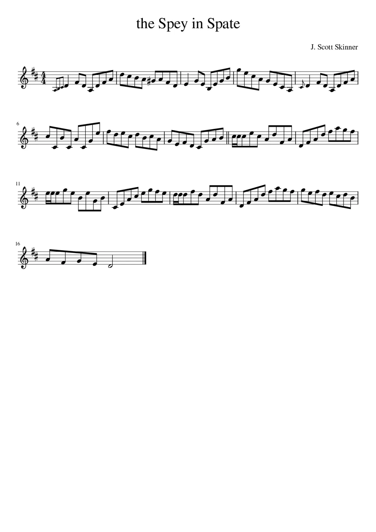 The Spey In Spate - Page 1