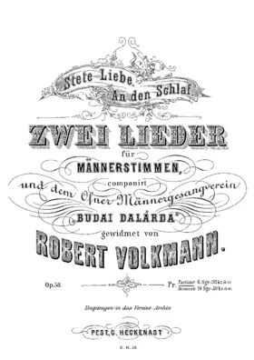 2 Lieder für Männerstimmen