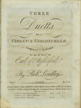 3 Duets for Violin and Cello