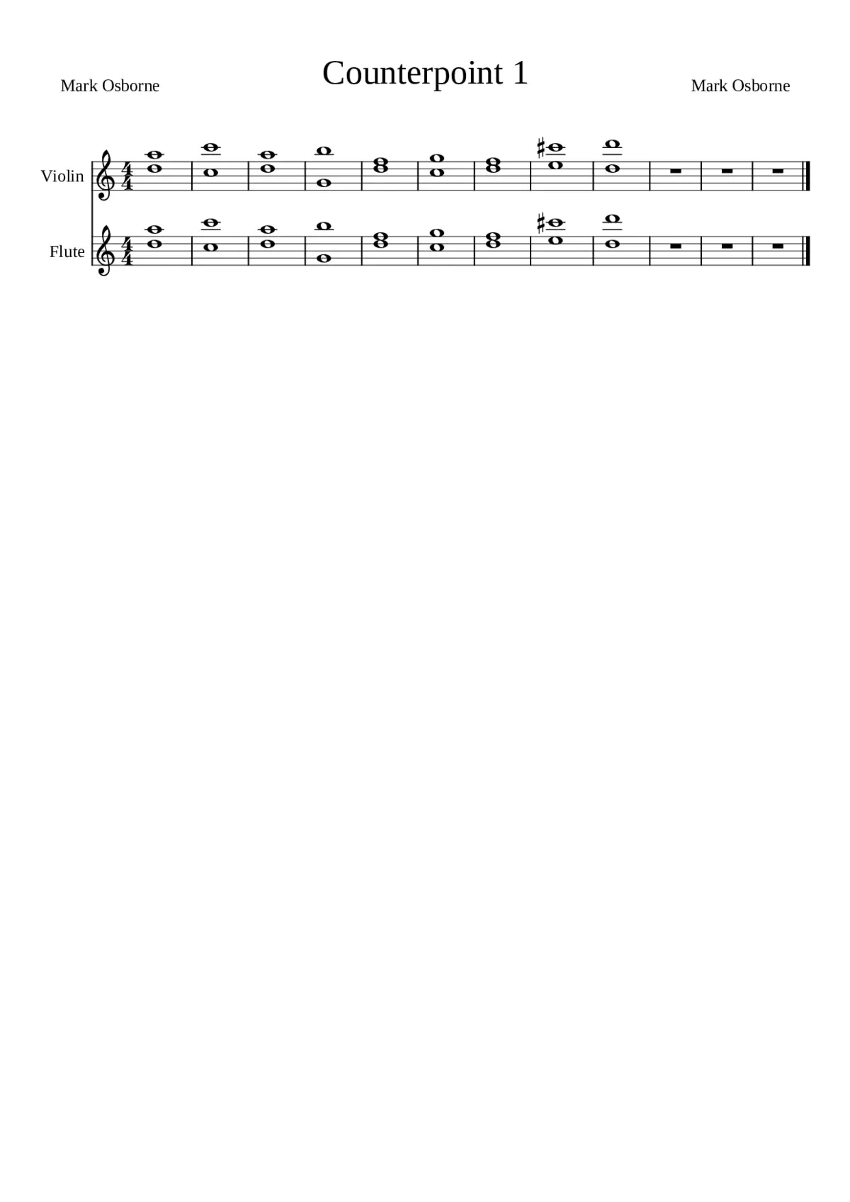 Counterpoint 1 - Page 1