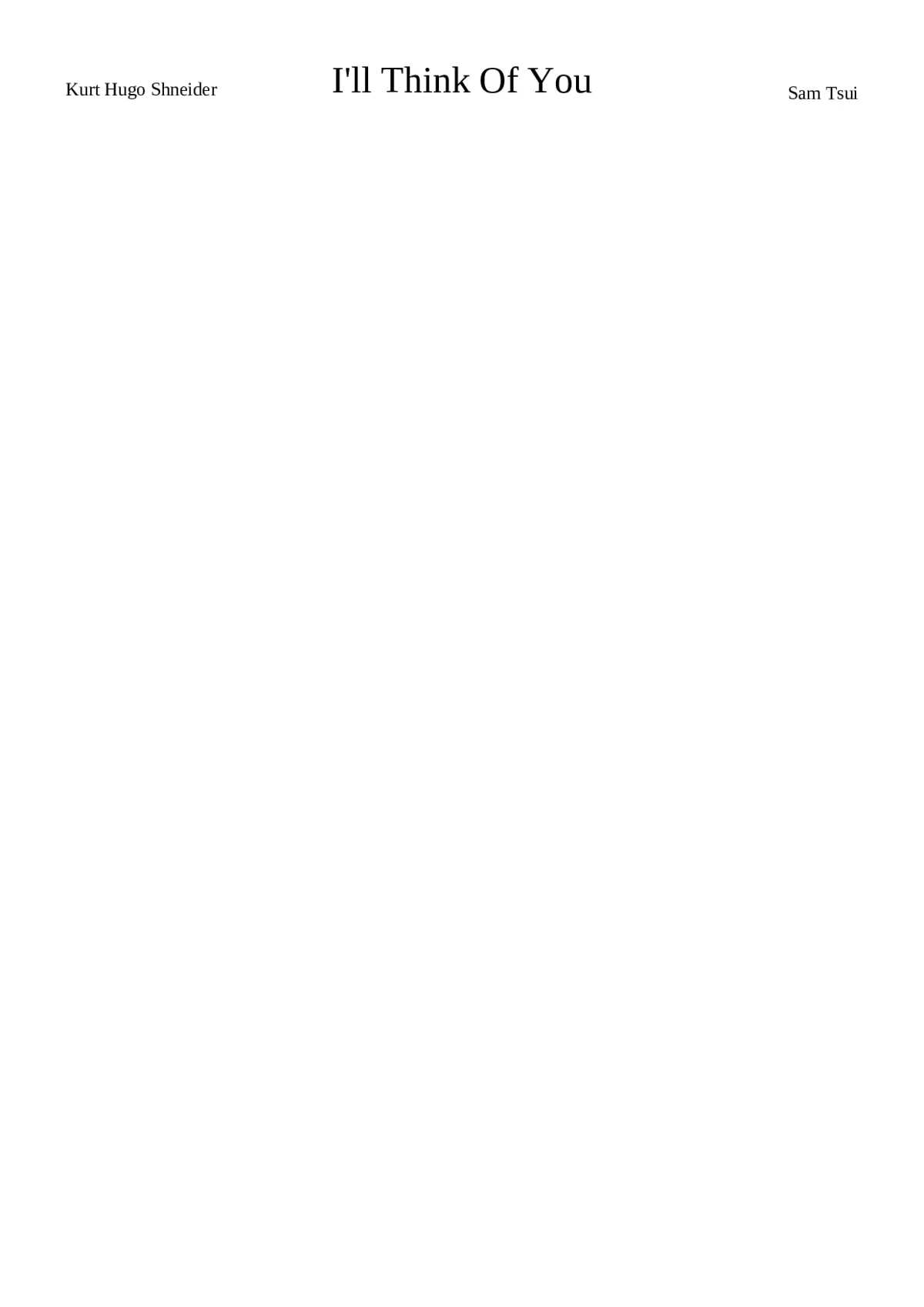 ill think of you - Page 1