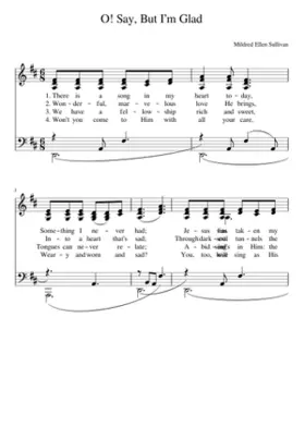 There is a song in my heart today