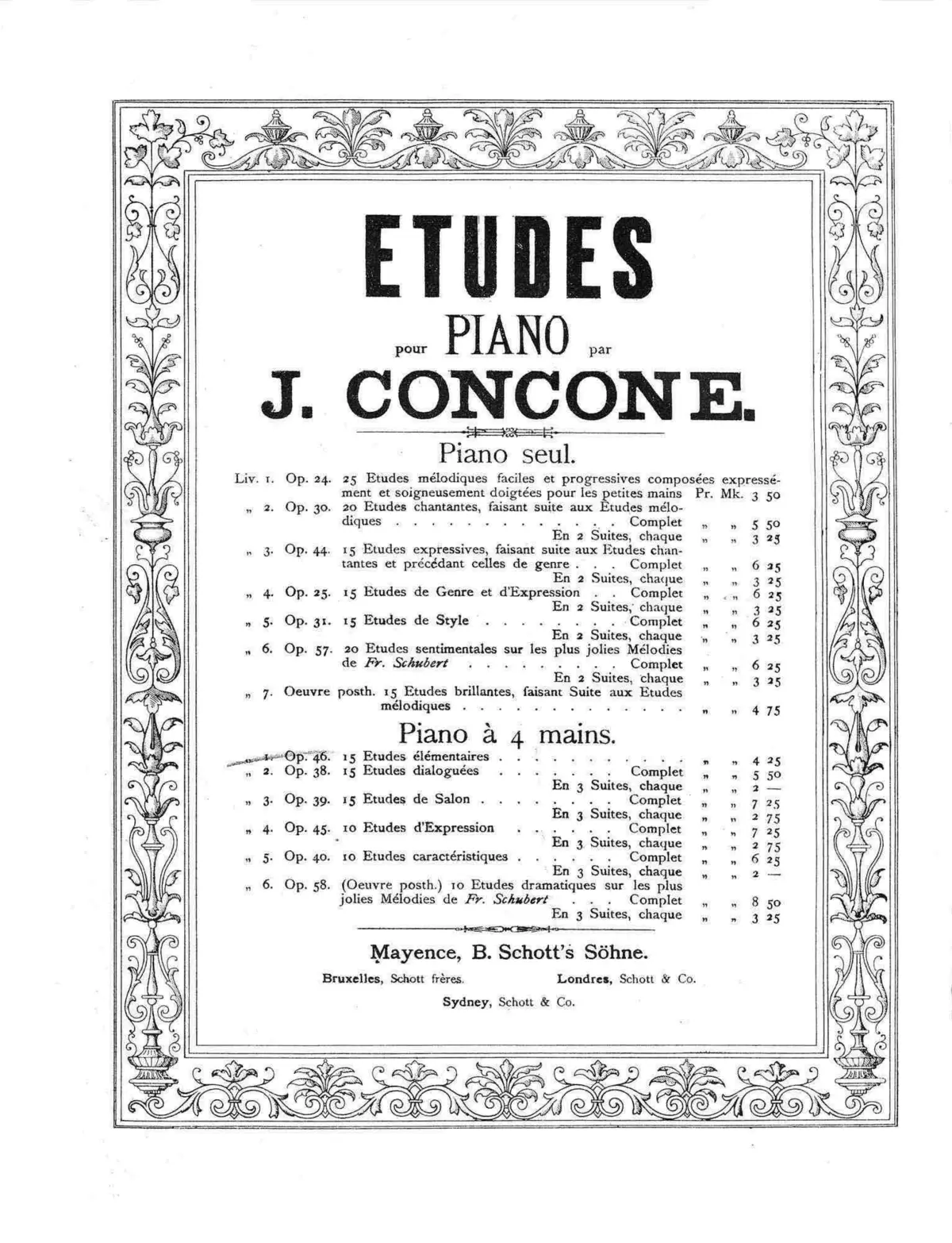 15 études élémentaires - Page 1