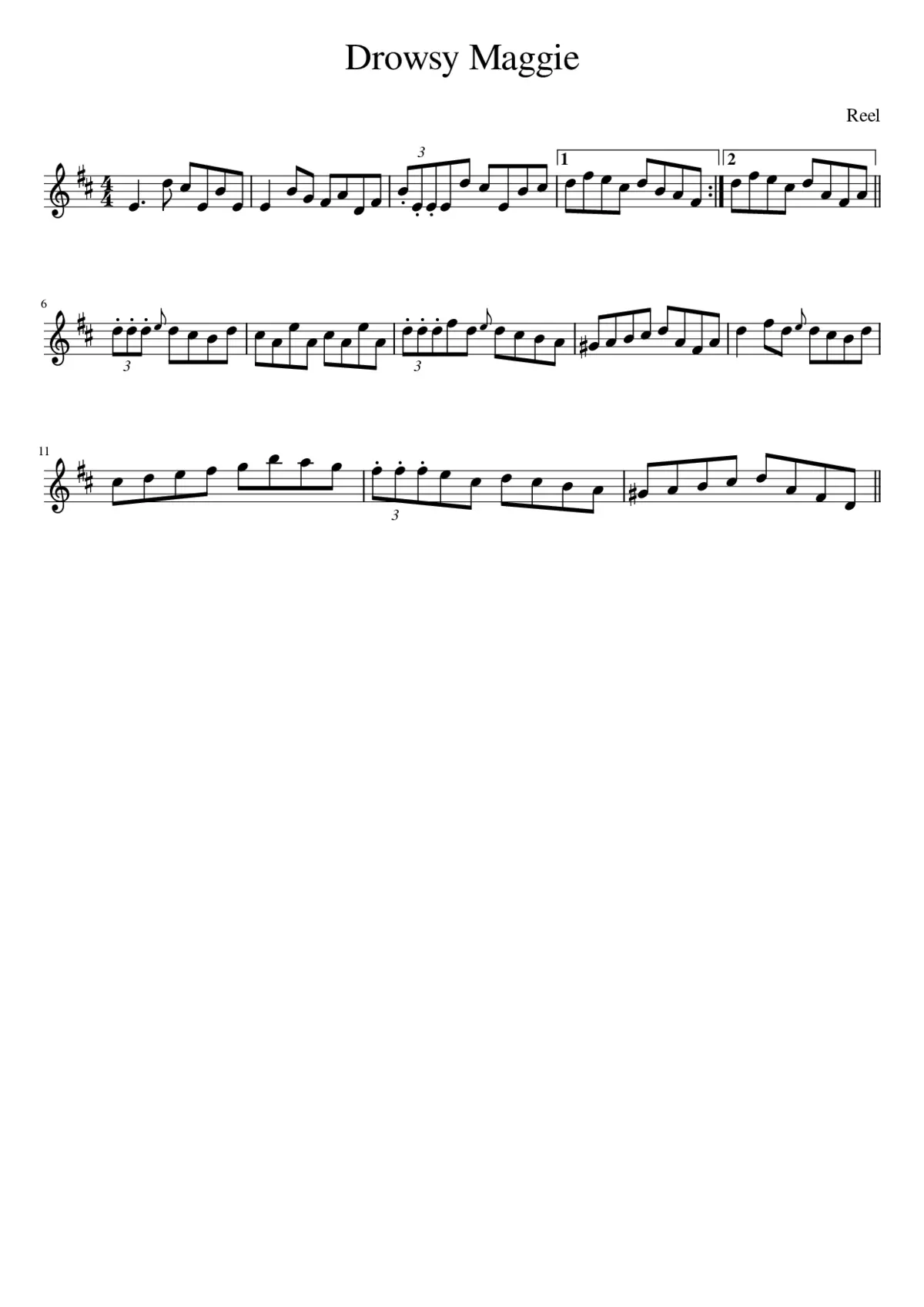 drowsy maggie - Page 1