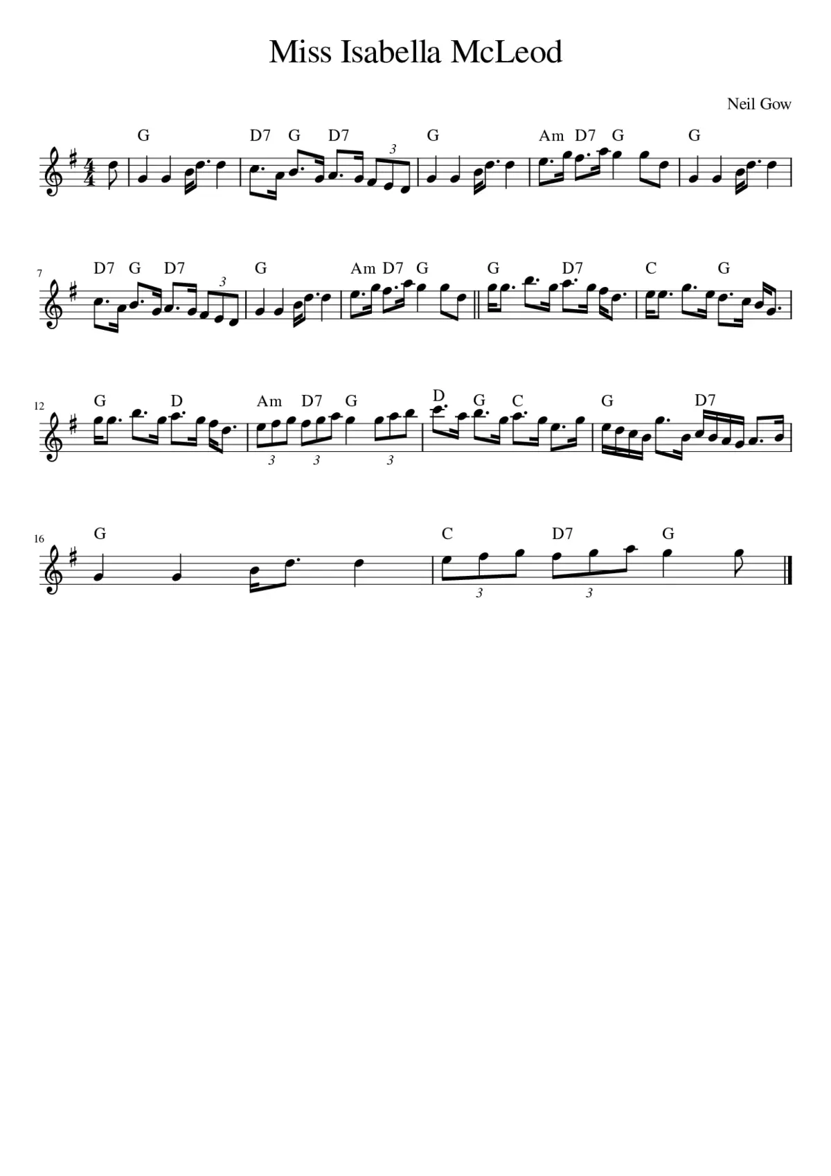 Miss Isabella McLeod - Page 1