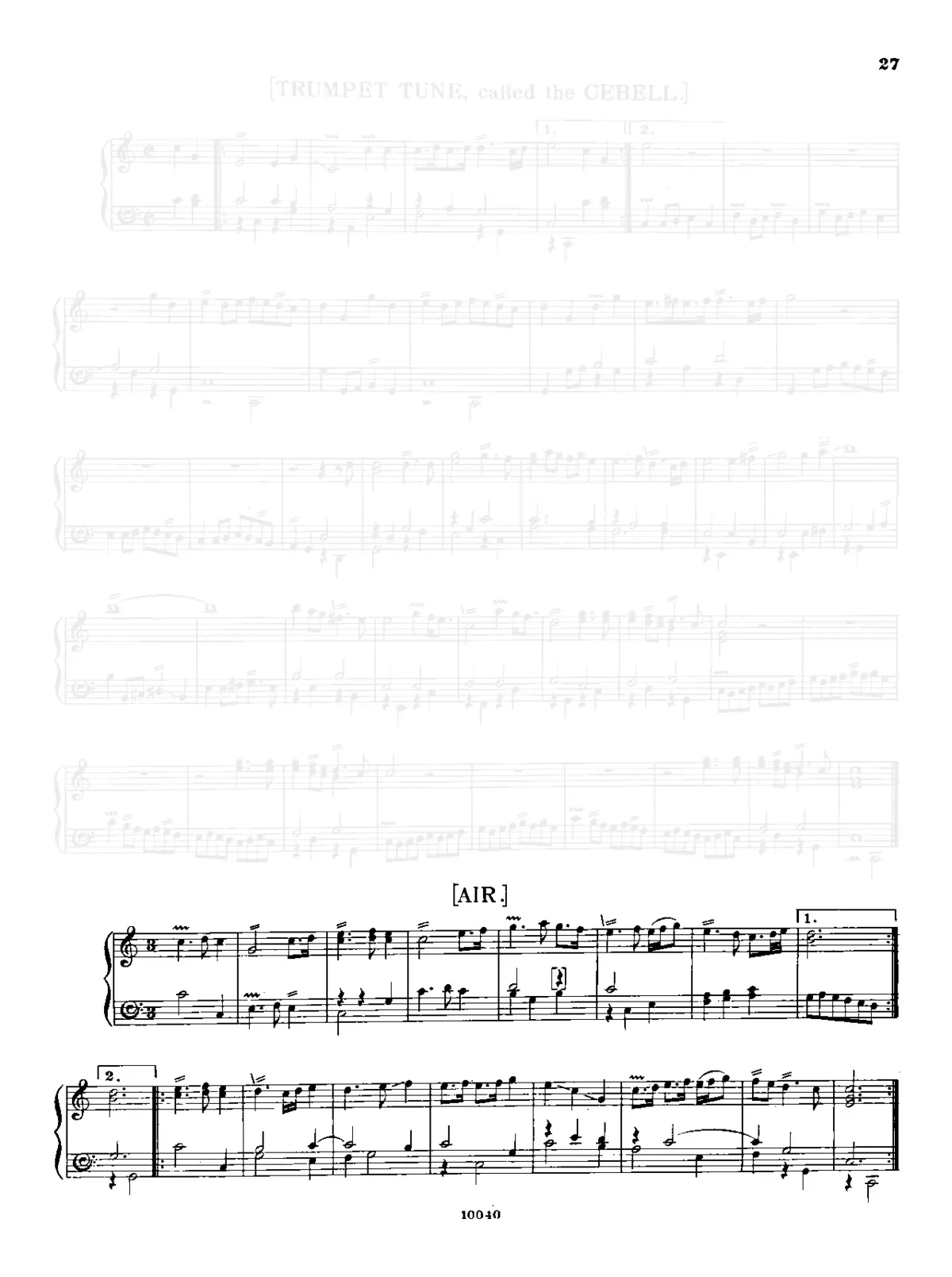 Trumpet Tune in C major - Page 1