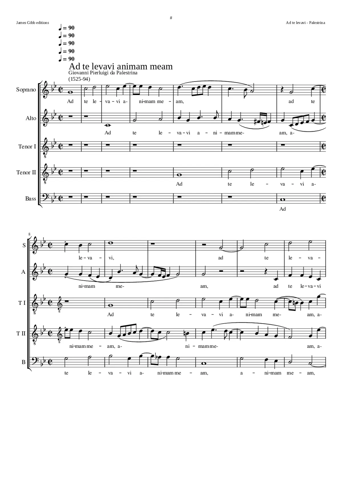 Ad te levavi animam meam - Page 1