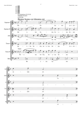 Beatus homo cui donatum est