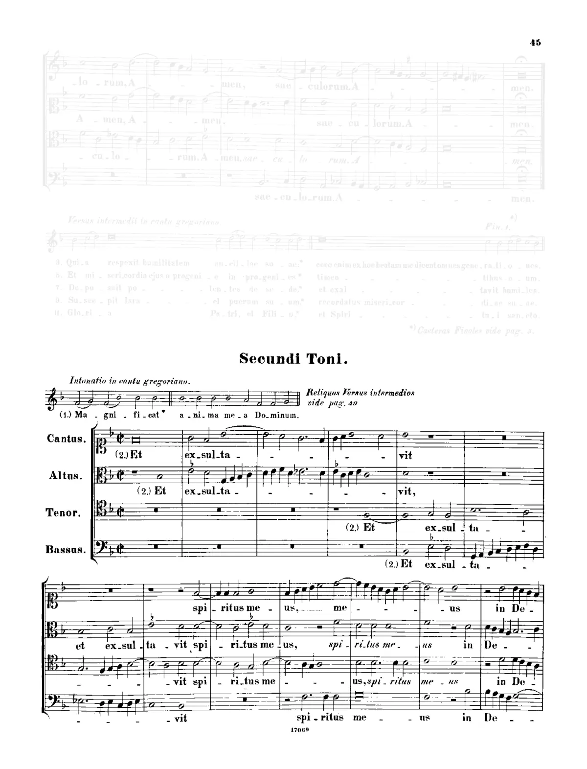 Magnificat secundi toni - Page 1