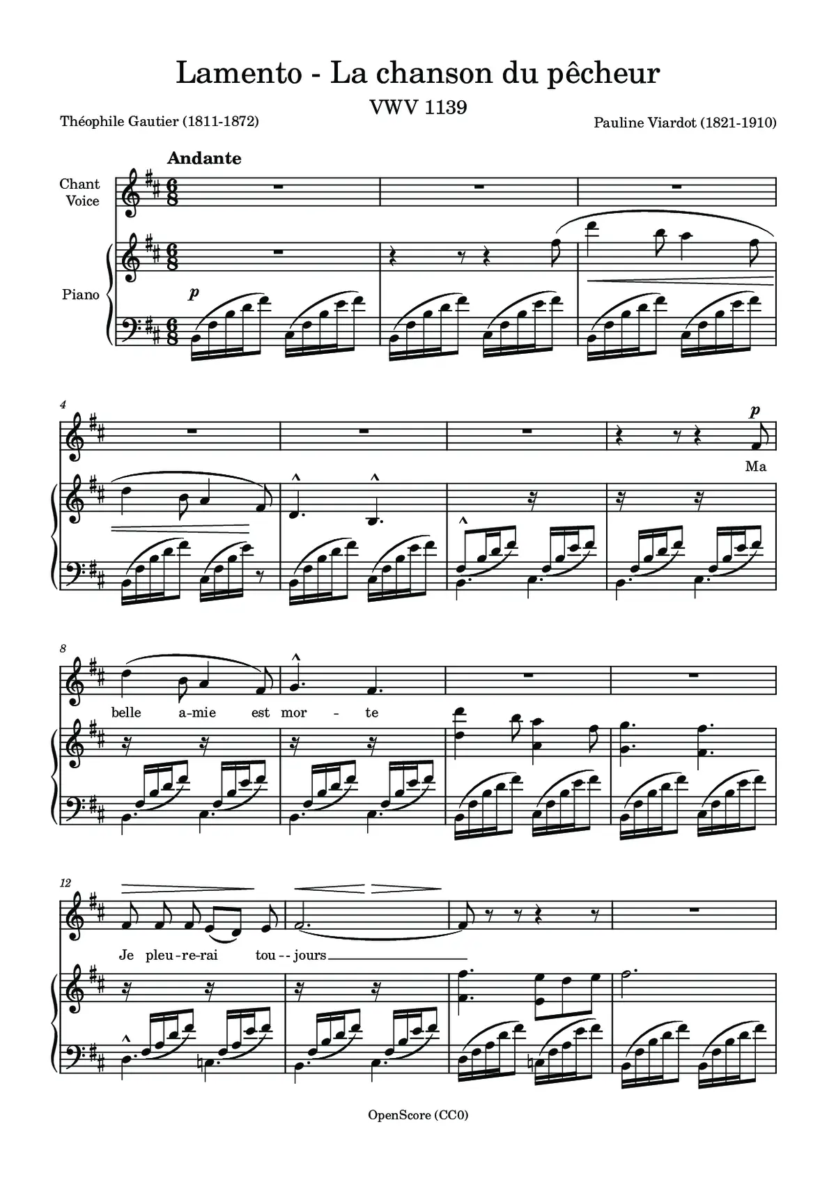 Lamento, VWV 1139 - Page 1