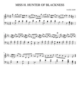 MISS H. HUNTER OF BLACKNESS