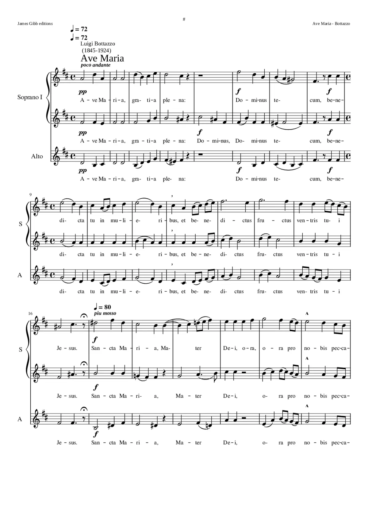 Ave Maria II - Page 1