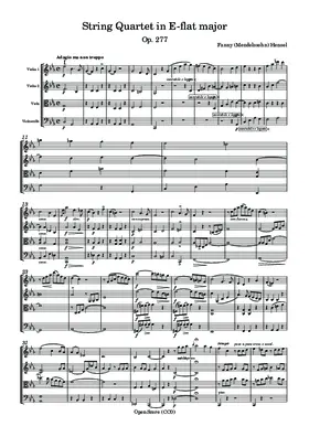 String Quartet in E-flat major, Op. 277
