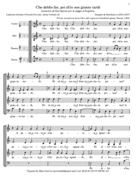 Che debbo far, poi ch'io son giunto tardi