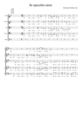 Se specchio amor