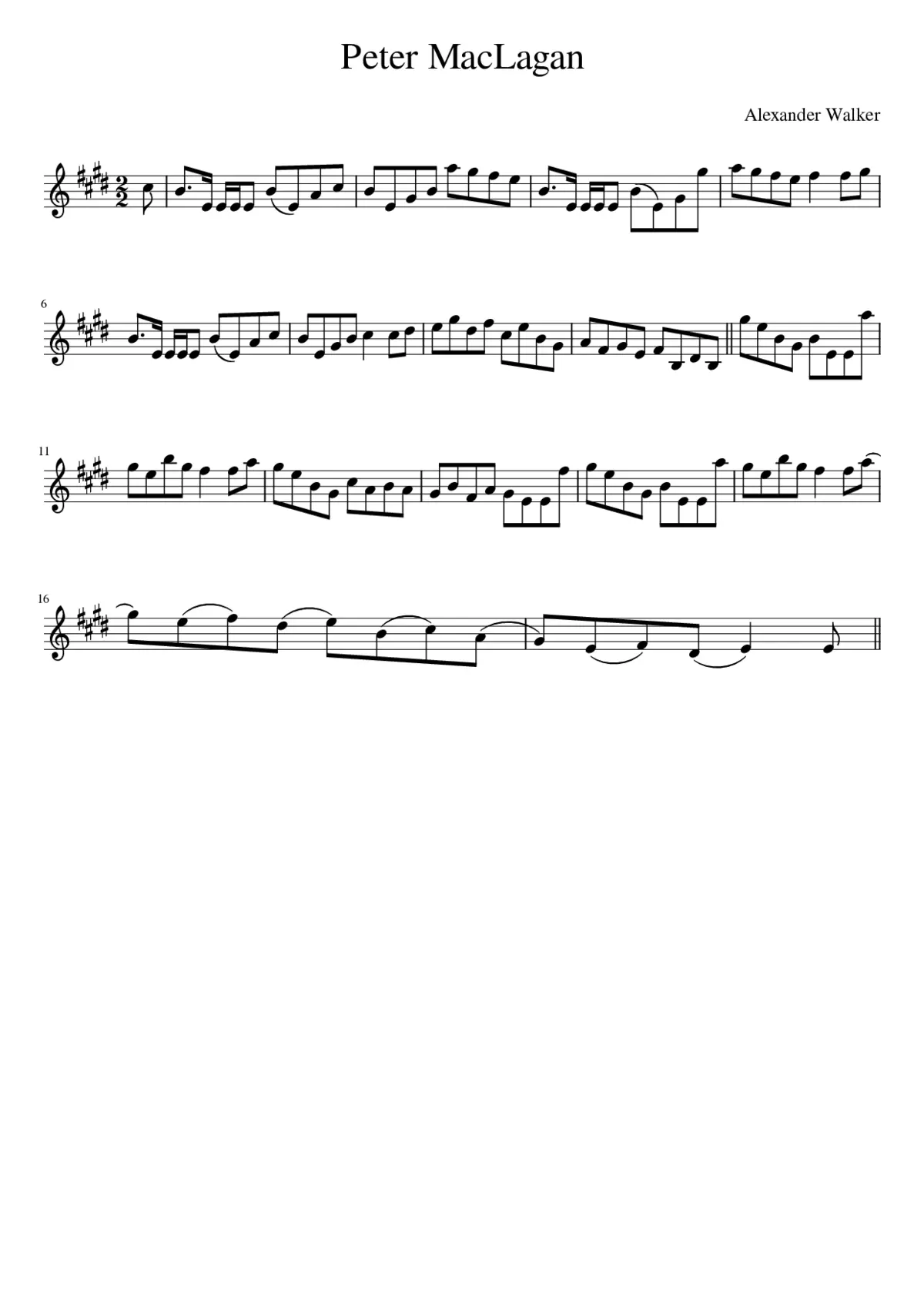 Peter MacLagan - Page 1