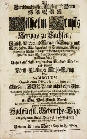 Alles mit Gott und nichts ohn' ihn