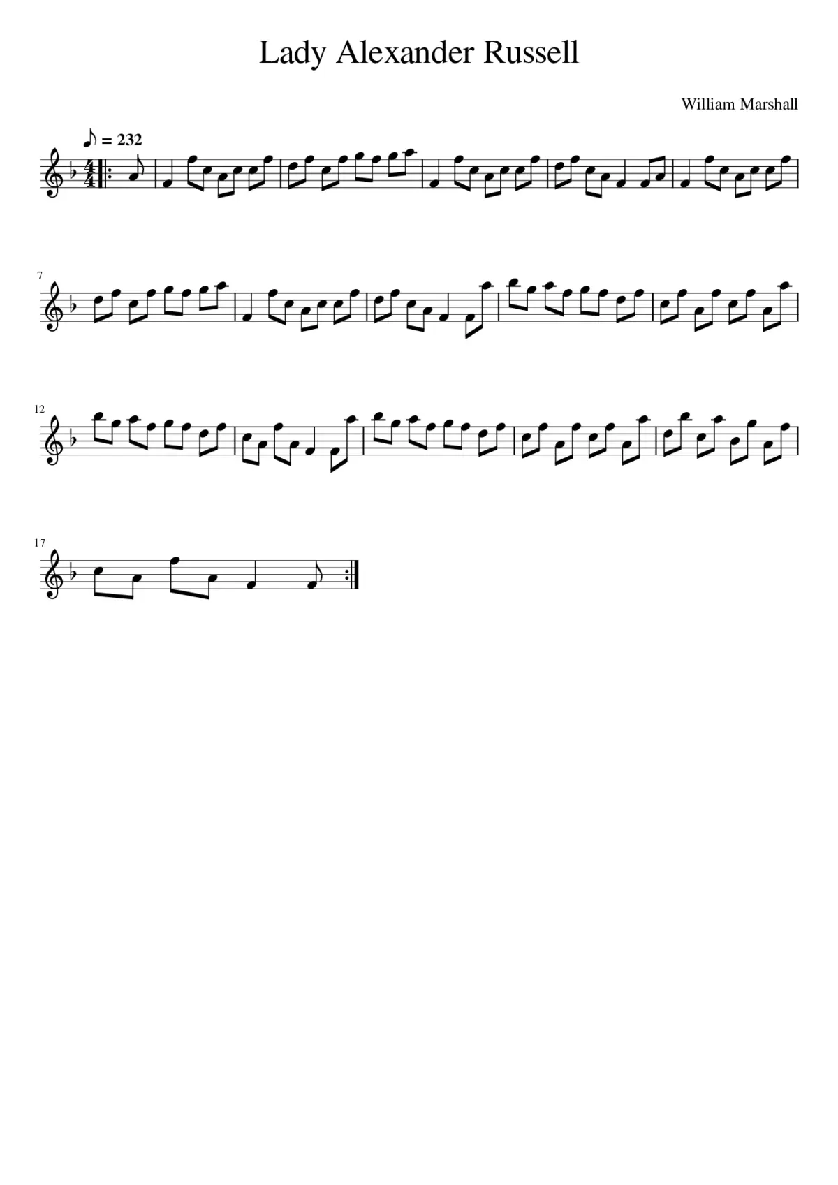 Lady Alexander Russell - Page 1