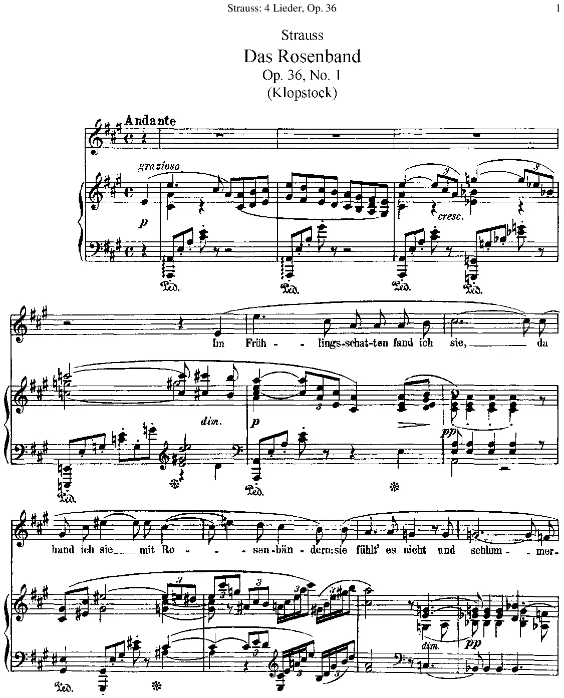 4 Lieder - Page 1