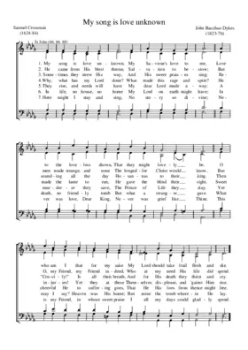 My song is love unknown