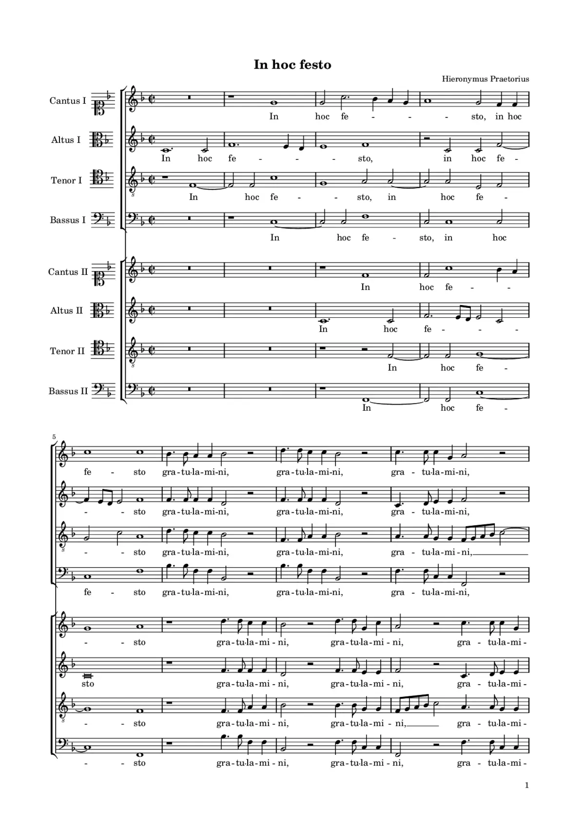 In hoc festo - Page 1
