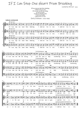 If I can stop one heart from breaking