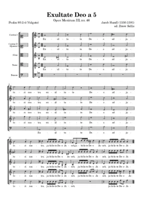 Exultate Deo a 5
