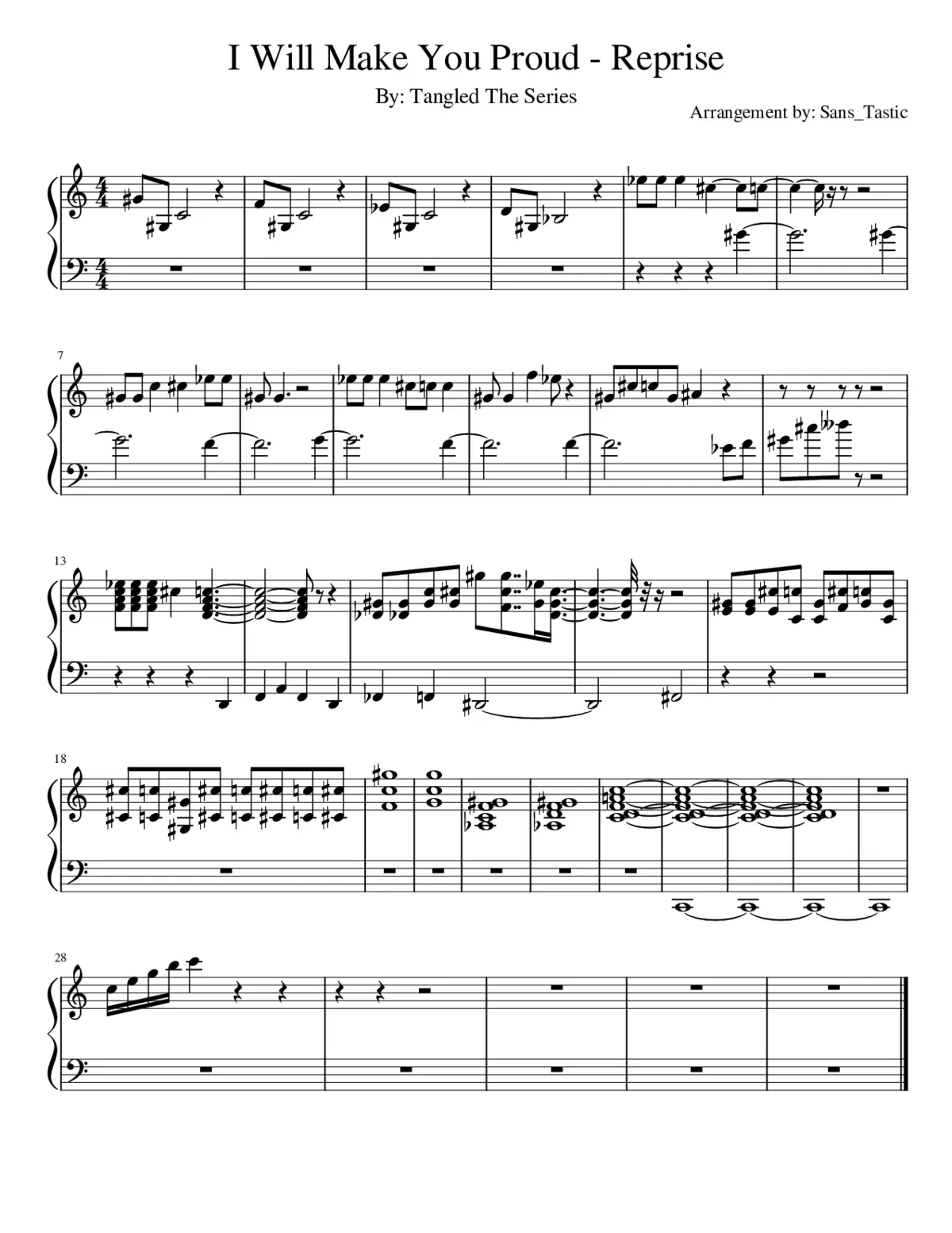 tangled - let me make you proud - Page 1