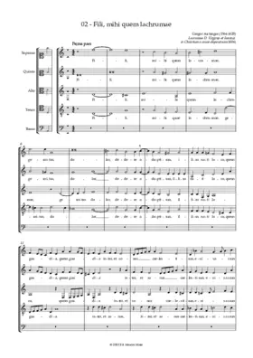 Fili, mihi quem lachrumae