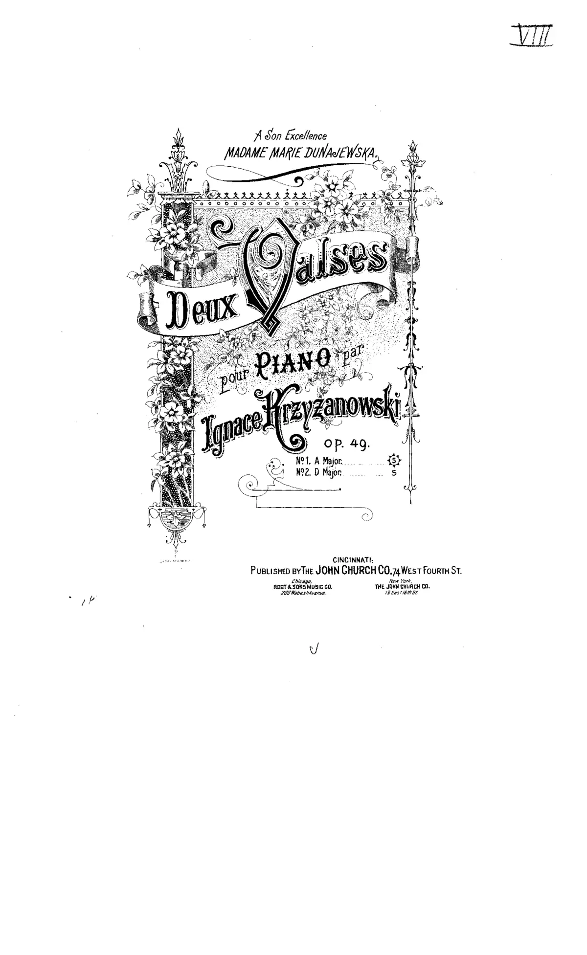 2 Valses - Page 1