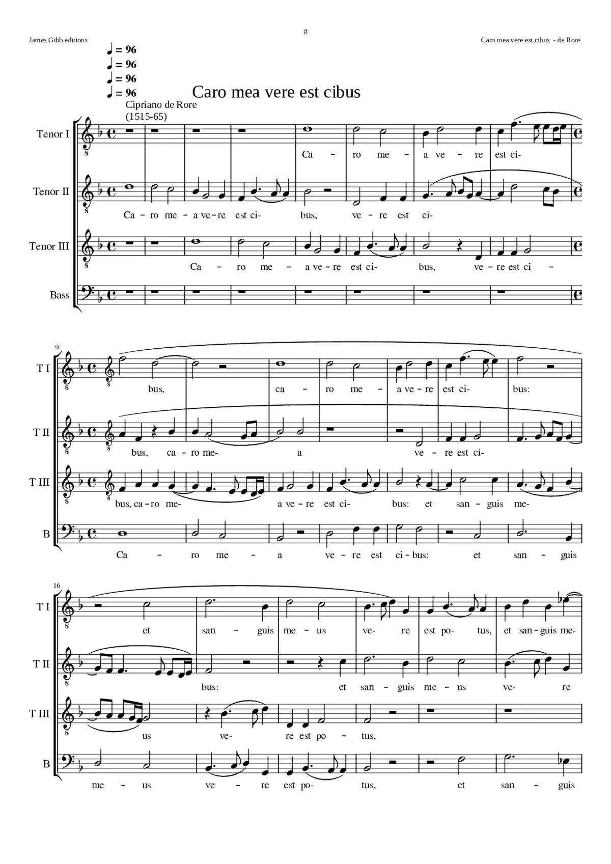 Caro mea vere est cibus - Page 1