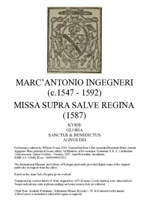 Missa supra Salve Regina