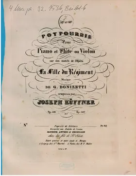 Potpourri for Flute or Violin and Piano No.59