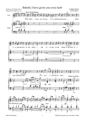 Behold, I have given you every herb