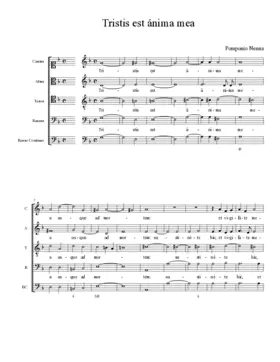 Tristis est anima mea