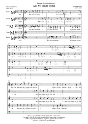 Mi saluta costei, SWV 12