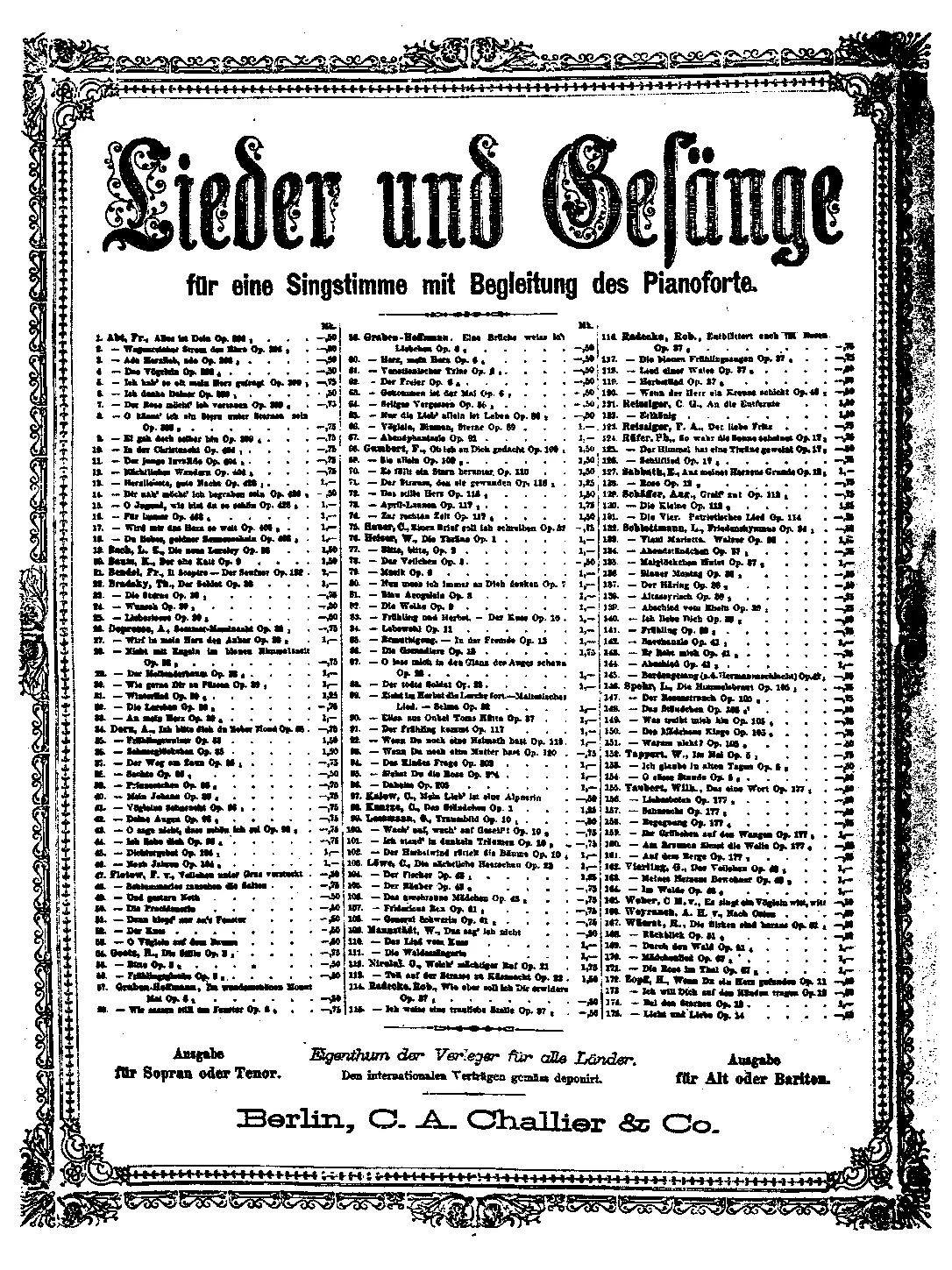 3 Lieder - Page 1