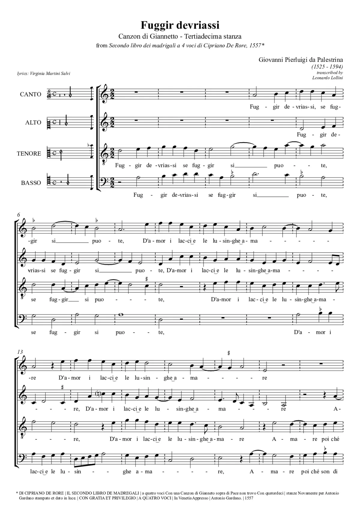 Fuggir devriassi (Tertiadecima stanza) - Page 1