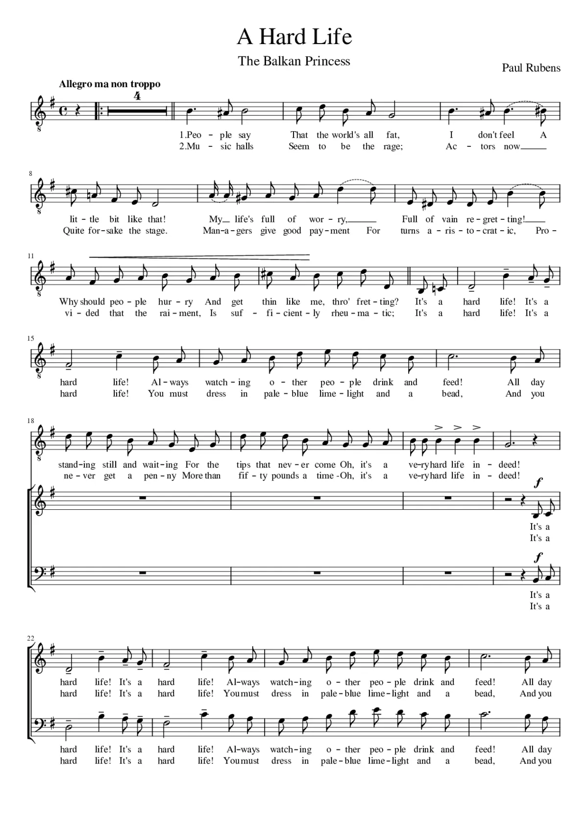 A Hard Life SANG FOK19 - Page 1