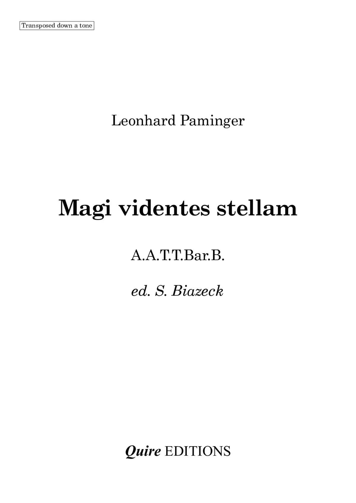 Magi videntes stellam - Page 1