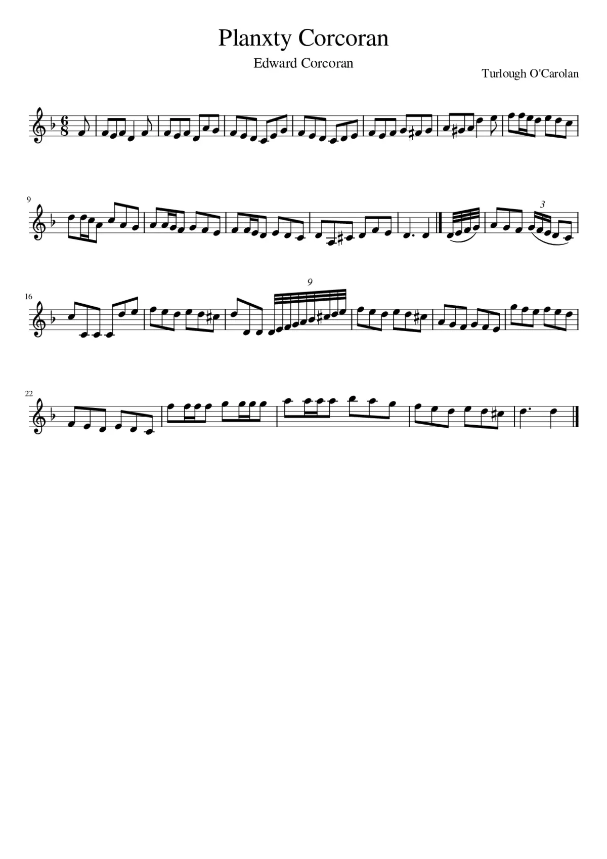 Planxty Corcoran - Page 1