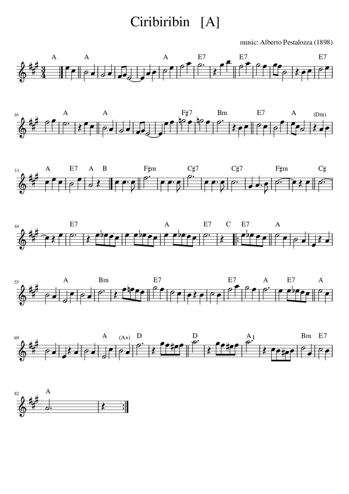 Ciribiribin - Page 1