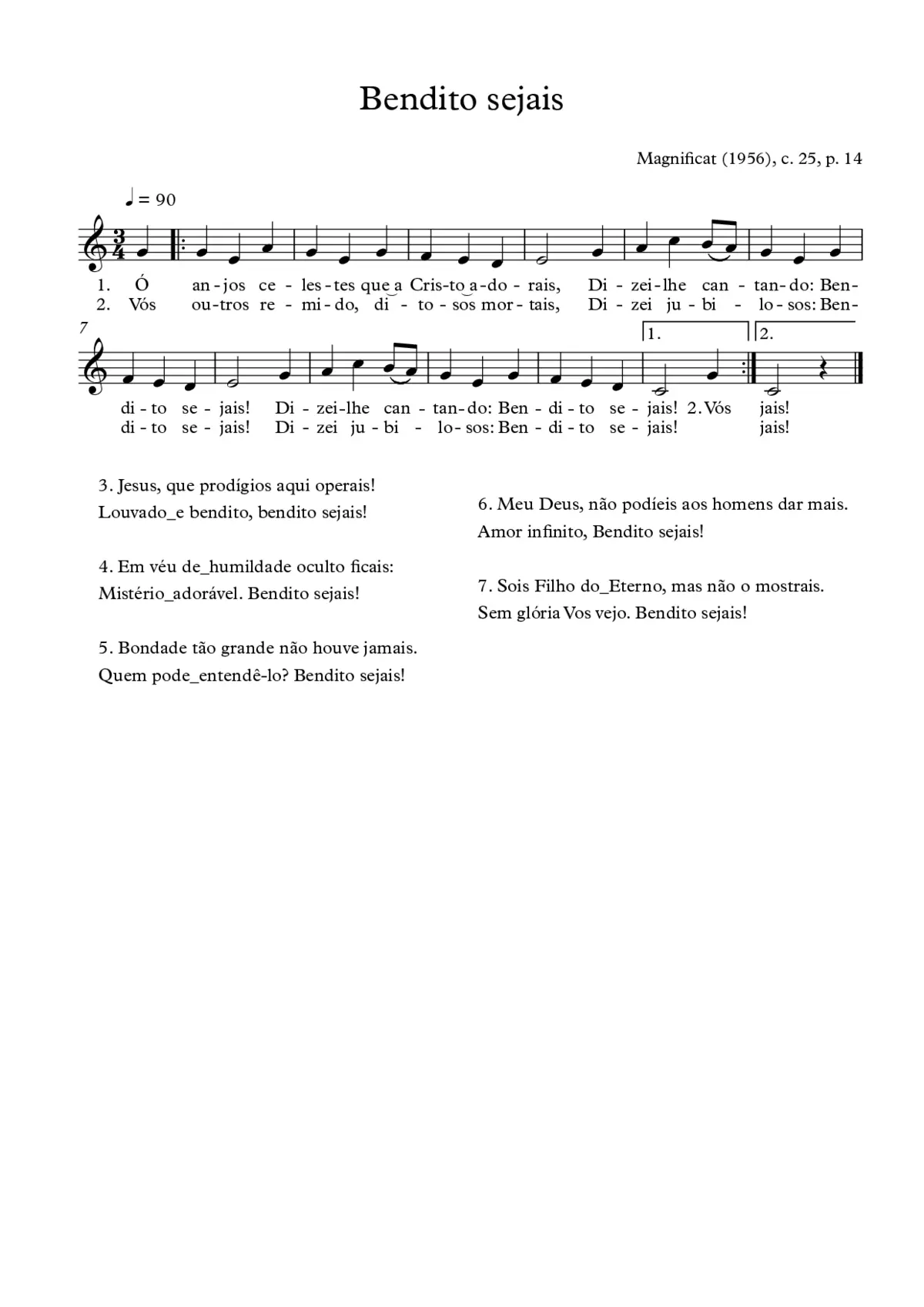 Bendito sejais - Page 1