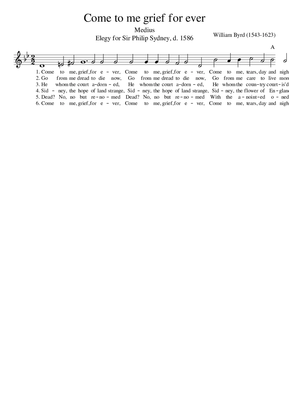 Come to me grief for ever - Page 1