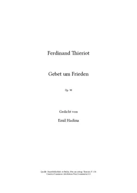 Gebet um Frieden